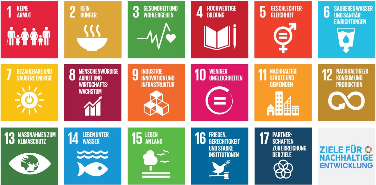 Die 17 Sustainable Development Goals